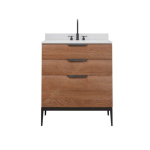 Tocador de baño moderno mueble tocador de baño con lavabo - Product Image 1