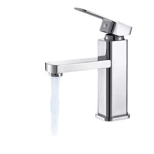 Gran oferta en línea, mezclador cuadrado SUS 304 de acero inoxidable moderno, grifo de baño, montaje en cubierta, fregadero, tocador de cerámica para cuadrado - Product Image 2