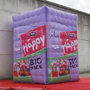 Réplique géante gonflable personnalisée de Bella Happy Diaper Big Pack - Affichage publicitaire de marque pour les promotions de produits de soins pour bébés - Product Image 4