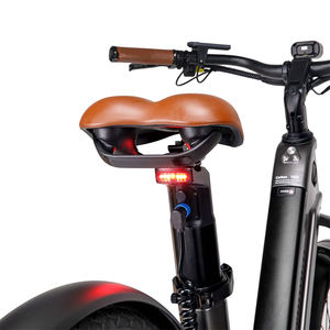 Bicicleta Eléctrica Urbana con Motor sin Escobillas de 48V 250W, Batería de Litio de 9.6Ah, Cuadro de Carbono T800, Pantalla Digital, Ligera, para Adultos - Product Image 3