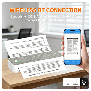Impresora Térmica Inalámbrica Portátil OEM A4 Mini de 8 Pulgadas para Fotos/Documentos, Blanca, Batería de 2600 mAh, Impresión Rápida, Venta al Por Mayor - Product Image 3