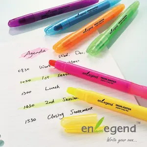 Office and School Stationery Promotional Gift Solid Wax Crayon Gel Highlighter Pen
