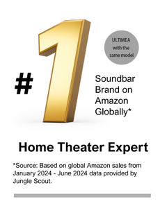 Barre de Son Home Cinéma ULTIMEA, Modèle Identique au Best-Seller d'Amazon, Adaptée aux Smart TV avec Caissons de Basses, Détachable 2-en-1 - Product Image 2