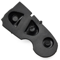 Carcasa de Goma ABS para Llave, 3 Botones, Repuesto de Botones para Tarjeta Inteligente, Almohadillas Protectoras para Botones, Botón de Tecla Suave