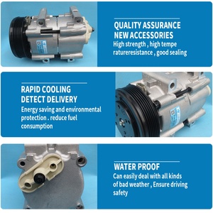 Compresor de Aire Acondicionado para Automóvil 4L2Z19V703AA FS10 para Ford Windstar F-250 F-350 20-10583AC 2010583 101320c Compresor de CA de 12 V 6PK - Product Image 4