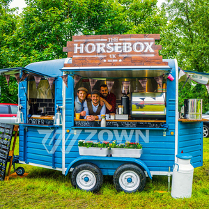 Outdoor Mobile Snack Catering <b>Trailer</b> Multifunctional Food Kiosk For Business - Product Image 2