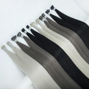 Hot Selling I-tips Hair Pre Bonded 100% Remy Human Hair Ombre I-tip Hair Extensions