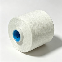 Benang Jahit Polyester Staple Spun 100% Virgin Putih Mentah 40/2 Bersertifikat OEKO-TEX