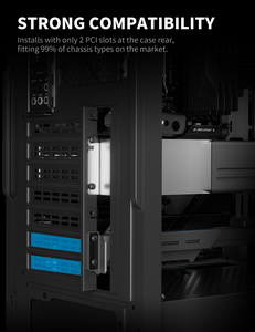 <span class=keywords><strong>Support</strong></span> de <span class=keywords><strong>carte</strong></span> <span class=keywords><strong>graphique</strong></span> réglable upHere, <span class=keywords><strong>support</strong></span> anti-affaissement robuste en alliage avec rail coulissant - Product Image 5