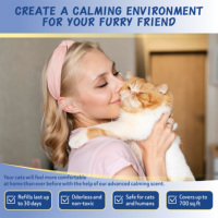 Kit diffuseur de phéromones apaisantes pour chats Chanson Factory, best-seller de l'été, phéromone faciale féline synthétique, analogique F3