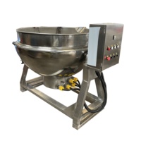 Bouilloire chemisée inclinable de chauffage électrique/gaz/vapeur pour les produits de marmite de cuisson de la bouilloire de cuisson