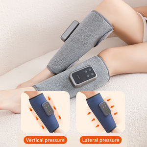 Masajeador de piernas con compresa caliente eléctrica, masajeador de pantorrillas inalámbrico para circulación y relajación muscular - Product Image 6
