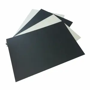 Parlak ve tutarlı renkler ağır kalıplama siyah karton kutu düz karton iplik koni karton