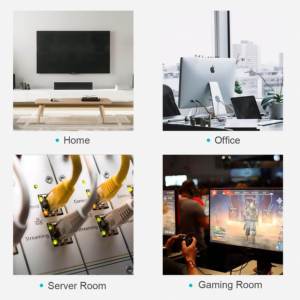 สายแลน <span class=keywords><strong>Elecom</strong></span> Pure Copper CAT8 ยาว 5 เมตร 40Gbps ป้องกันการพันกัน สายถักหุ้มฉนวนไนลอน สีดำ รุ่น CAT-1005 สำหรับคอมพิวเตอร์ - Product Image 4