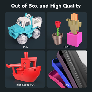 Smart High Precision New Desktop Small 3D Printer for Children 3D Prototyping Supporting PLA/PLA+/TPU/PETG Material