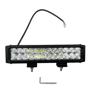 Barre lumineuse LED tout-terrain ADT 11,8'' super lumineuse 24 LED 72W Xenon Blanc 6000K, phare de conduite IP 67 pour tracteurs, SUV, camions - Product Image 1