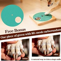 Nouvel Arrivage Transfrontalier : Griffoir Rotatif en Bois pour Chat, Jouet d'Alimentation pour Chien, Design Interactif Carré à Résistance Réglable