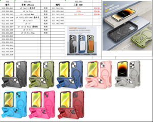 Funda Protectora para Teléfono Móvil con Soporte Magnético de la <span class=keywords><strong>Bundesliga</strong></span> 2023, Combinación de TPU+PC, para Accesorios de iPhone 14/15 - Product Image 6