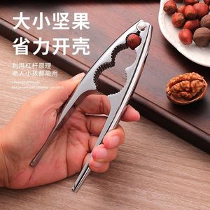 Casse-noix multifonctionnel à trois pinces, grand modèle en alliage de zinc, pour noix, noisettes, pecans, outil pour la préparation de collations - Product Image 5