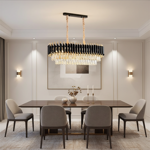 <span class=keywords><strong>Lustre</strong></span> Doré de Luxe en Cristal, Suspension Luminaire Pendante Haute Qualité pour Décoration d'Hôtel - Product Image 4