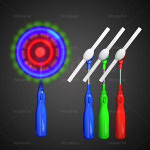 Baguette lumineuse arc-en-ciel clignotante, jouet LED qui brille dans le noir pour enfants, baguette LED pour fête sur le thème des princesses, décoration de Noël - Product Image 4