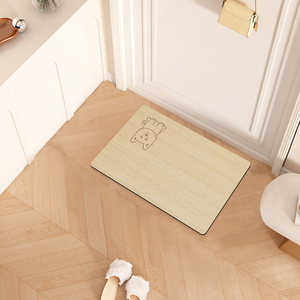 พรมห้องน้ำดูดซับน้ำได้ดีกันลื่นแบบพับเก็บได้ผ้าโพลีเอสเตอร์แห้งเร็วพิมพ์โลโก้ตามสั่ง - Product Image 4