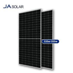 Venta caliente en el sistema de energía solar de la red con kit JA panel solar de marco negro 410W integrado en el techo
