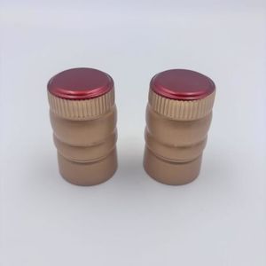 Capsules composites de forme spéciale, direct usine, 31x52mm, en aluminium-<span class=keywords><strong>plastique</strong></span> pour vin, spiritueux et assaisonnements - Product Image 4