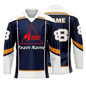 来样定做批发升华曲棍球运动衫，带定制标志时尚冰球制服 - Product Image 2