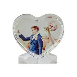 Hochzeit geschenke moderne dectorive giveaways digitale glas acryl kristall foto rahmen