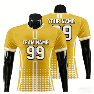 <span class=keywords><strong>Maillot</strong></span> de football américain imprimé personnalisable, taille plus, séchage rapide, en polyester sergé respirant, anti-bactérien et anti-UV - Product Image 3