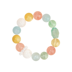 Pulsera Unisex Hecha a Mano, Diseño Estético Original Vintage de Hierro, Versátil, con Forma de Mariposa, Cuentas de Cristal y Piedras Preciosas - Product Image 6