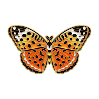 Broches fines à motif de grand papillon coloré, décoration de robe, cadeau pour la fête des mères, épingles en émail, badge de revers