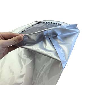 Bolsas Redondas de Fondo Plano de Papel de Aluminio Compuesto de Alta Barrera y Gran Capacidad para Empacar Polvos Químicos y Concentrados de Recubrimiento - Product Image 5