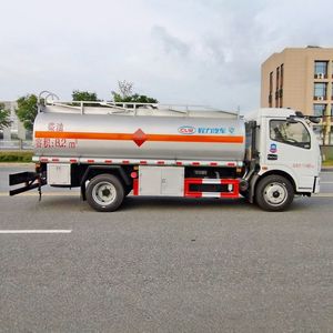 รถบรรทุกน้ำมันดีเซลพรีเมียม DONGFENG 8CBM 10CBM รถบรรทุกถังน้ำมันเคลื่อนที่สำหรับการขนส่งสารอันตราย - Product Image 4