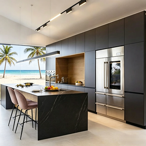 <span class=keywords><strong>Isola</strong></span> <span class=keywords><strong>Cucina</strong></span> in Legno Massello Personalizzata Allure - Mobile da <span class=keywords><strong>Cucina</strong></span> Moderno Modulare di Alta Qualità - Product Image 1