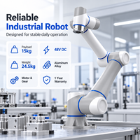 Bras de robot collaboratif à 6 axes en alliage d'aluminium de haute précision avec une charge utile de 15 kg pour les applications d'automatisation en usine