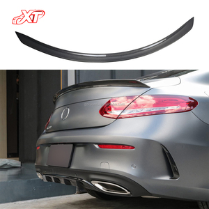 สปอยเลอร์หลังคาร์บอนไฟเบอร์สไตล์ ED1 W205สำหรับ Mercedes Benz C คลาส C63 C205ชุดบอดี้2ประตูลำตัวสปอยเลอร์วิง2015-2021 - Product Image 6