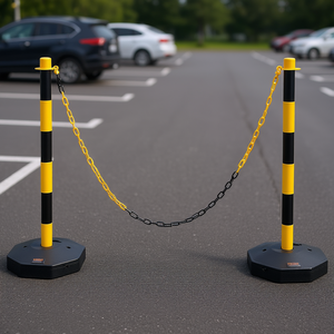 Delimitador de Seguridad Vial Vevor de 36 Pulgadas, Barrera Ajustable de Plástico con Luz para Estacionamientos - Product Image 2