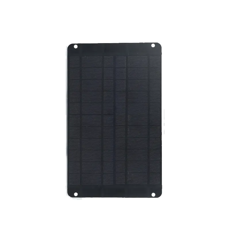 Customizável ETFE impermeável Mini portátil Solar Charger Painel de Energia Solar 5W para Camping Caminhadas Pesca
