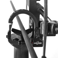 AMEYXGS AME D3 Repose-flèches de tir à l'arc en aluminium 87,6g réglable de type Y pour arc composé de chasse