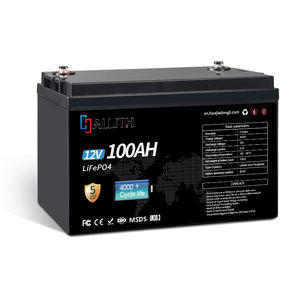 Batteria agli Ioni di Litio OEM 12.8V 12V 24V con Capacità Domestica 200Ah 300Ah 400Ah 100Ah 50Ah LiFePO4 per Accumulo di Energia Solare - Product Image 1
