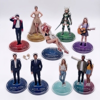 Figurine de dessin animé personnalisée en acrylique écologique, imprimée UV, découpée CNC, pour présentoir, décoration de bureau à domicile