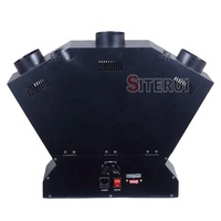 Projecteur de flamme à 3 têtes, triple faisceau, 180W, contrôle DMX, hauteur de flamme 1-2M pour spectacles sur scène