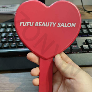 Specchio Cosmetico a Forma di Cuore Zonyin, Specchio Portatile in Plastica con Logo Personalizzato, Regalo Promozionale Aziendale - Product Image 6