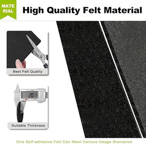 Feutre polyester auto-adhésif de 2 mm, 150 x 40 cm, <span class=keywords><strong>tissu</strong></span> en feutre avec dos adhésif <span class=keywords><strong>pour</strong></span> la protection des meubles - Product Image 4