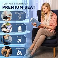 Coussin en mousse à mémoire pour chaise de bureau siège de voiture avion pour les employés de bureau assis longtemps coussin de siège de conducteur de voiture