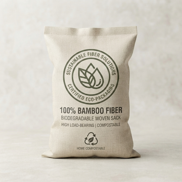 Heavy Duty Compostable Biodegradable Woven Sack Heat Seal Low Cost High Performance Farm Storage Bag