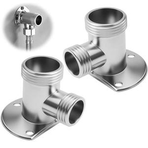 Válvula de barra de ducha Conexión de ducha Codo Grifo Tubo expuesto Montaje en pared Placa trasera Codos Barra Conector Válvula mezcladora termostática - Product Image 6