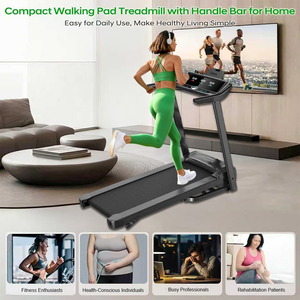 Cinta de correr deportiva para el hogar, máquina de correr 2.0HP eléctrica comercial, a precio de fábrica - Product Image 3